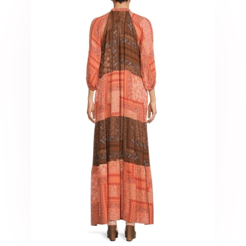 Renee C - Color-Block Boho Tiered Three Quarter S… - image 2